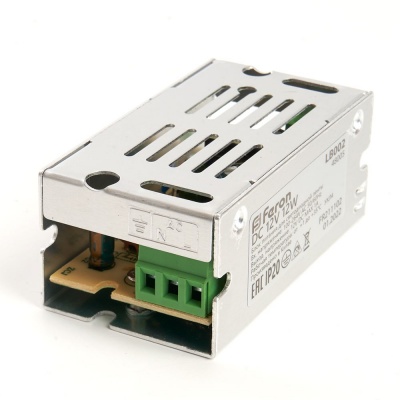 Трансформатор электронный FERON LB002 для светодиодной ленты 12W 12V (драйвер)