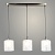 Подвес N6531/3HT AB бронза 3х60W E27 d640 h800, QH24