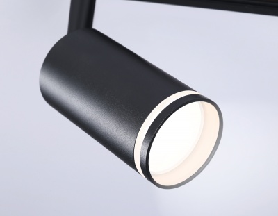 Трековый светильник со сменной лампой GL5202 BK черный GU10 max 12W AMBRELLA
