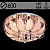Люстра 55586/600 CR хром 8х40W E14 LED-RBP ПДУ d600 h270