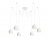 Светильник подвесной в стиле лофт Ambrella TR8131/6 WH белый E27*6 max 40W D700*800
