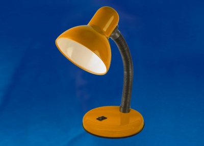 Светильник настольный UNIEL TLI-204 Цоколь E27. Цвет оранжевый (мягкая упаковка)