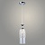 Подвес N5611/1HQ CH хром 1х40W Е27 d110 h800, QH23