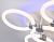Светильник Ambrella FA3841/4+1 WH белый 70W 3000K-6400K+RGB D538*115 (ПДУ РАДИО 2.4G)