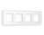 AF330104 Рамка ALFA Platos (Белый Стекло органическое) 4-ая