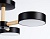Светильник Ambrella FL4823/3 BK черный 3000K-6400K 40W D580*160 (ПДУ ИК)