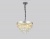 Подвесная люстра с хрусталем Ambrella TR5085 SL/CL серебро/прозрачный E14/6 max 40W D520*1140