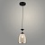 Подвес N5859/1HQ BK+AM черный 1х40W Е27 d140 h800, QH23