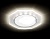 Светильник Ambrella G216 CH/WH хром/матовый GX53+3W(LED WHITE)