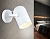 Спот накладной AMBRELLA TR8202 WH белый E27 max 40W D117*280 с выключателем в стиле лофт