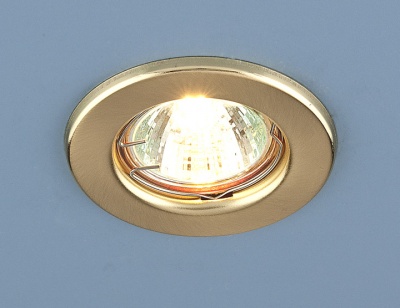 Светильник Elektrostandard 9210 MR16 SGD золото матовое встраиваемый