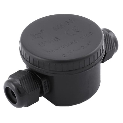 Коробка распределительная STEKKER LD544 водонепроницаемая 2 вых. с 3-х конт.коннект.,450V 106х64х46