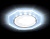 Светильник Ambrella G216 CL/CH/CLD хром/прозрачный GX53+3W (LED COLD)