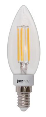 Лампа JAZZWAY PLED-C37 OMNI 4W 2700K 360Lm E14 230/50 (1/200)