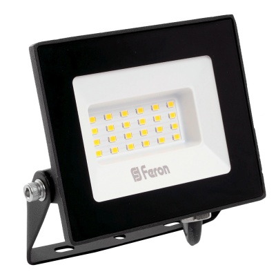 Прожектор светодиодный FERON LL920 2835SMD 30W 6400K IP65 AC220V/50Hz, черный с матовым стеклом