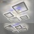 Люстра светодиодная ESTARES OVAL ICE RGB 75W 5S-APP-725х500х93-WHITE/CLEAR-220-IP20 