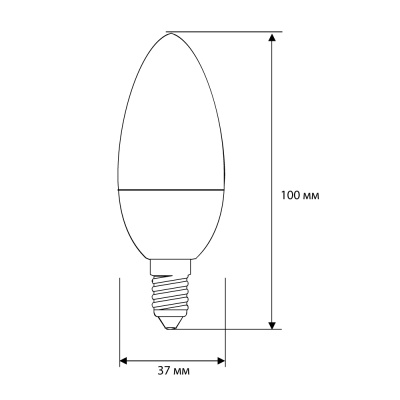 Лампа CAMELION LED5-С35/845/E14 220V 5W (1/10/100)