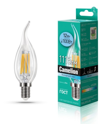 Лампа CAMELION LED12-CW35-FL/845/E14 220V 12W