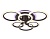 Светильник Ambrella FA528/3+3 CF кофе 112W 580*540*120 (ПДУ РАДИО 2.4)