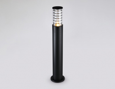 Светильник уличный ландшафтный ST2536 BK/CL черный/прозрачный IP54 E27 max 11W D108*800