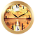 Часы настенные Troyka 11171146 золото 29х29 см
