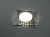Светильник FERON CD5024 квадрат 20LED*2835 SMD 4000K, 15W GX53, прозрачный, хром (без лампы) с подсв