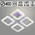 Люстра 3661/4C WH белый 64W+18W LED RGB 3000-6000K ПДУ диммер d400 h100, SSH23