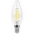 Лампа светодиодная FERON LB-713 11 230V E14 6400K  филамент С35 прозрачная