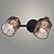 Спот 23090025/2 COF+CH кофе/хром 2х40W E14 h160, XLD23