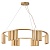 718183 Люстра ROMA 18х28W GU10 (led) CHAMPAGNE GOLD