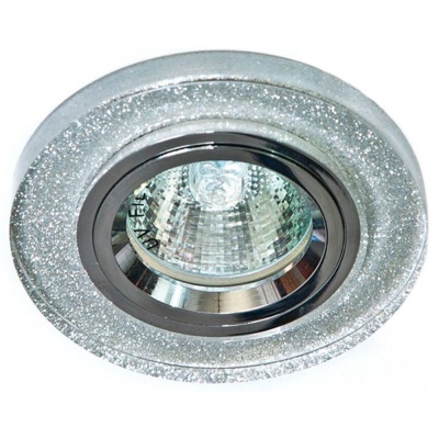 Светильник FERON 8060-2 мерцающее серебро-серебро SHSV/SV 50W MR16 - RG002 ELF 5100 C/SPANJLE (50)