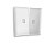 AP1040 Лицевая панель ALFA (Белый глянец) для 2-кл выключателей с подсветкой QUANT