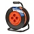Удлинитель силовой на катушке UNIEL YX10-004 /UCK-4N/2x1,00/20M/S ORANGE/BLACK б/з, 4 гн, 20м, 10А