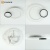 Люстра светодиодная ESTARES SUVON 80W 2R-ON/OFF-500x400x70-WHITE/BLACK/CLEAR-220-IP20