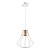 Люстра подвесная Е27 1*60Вт MD.9052-1-P-WH+WOOD