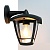 Фасадный светильник General GWL-E27-M-IP65 Черный Малый Вниз Пушкинский