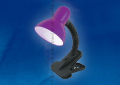 Светильник настольный UNIEL TLI-222 Цоколь E27. Цвет фиолетовый