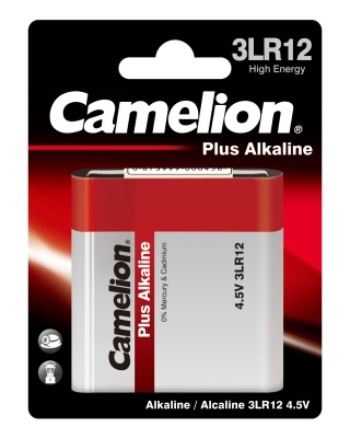 Батарейка CAMELION 3LR12 Plus Alkalin BL-1, 4.5В (6/144)