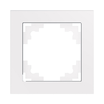 Рамка 1-местная, серия Катрин, GFR00-7001-01, белый (50/200)