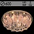Люстра 55332/600 CR хром 8х40W E14 LED-RBP ПДУ d600, SDA20
