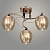 Люстра XA1157B/3 MGD+BK матовое золото/черный 3х60W E27 d470 h260, HN20  П (Плафоны QX-8)