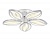 Светильник Ambrella FA466/5 CH хром 90W 540*540*80 (ПДУ РАДИО 2.4)