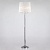 Торшер с абажуром 2045/3F хром / белый EUROSVET
