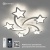 Люстра светодиодная ESTARES ROOM star 100W 5S-APP-695x70-WHITE/WHITE-220-IP20 Управляемая