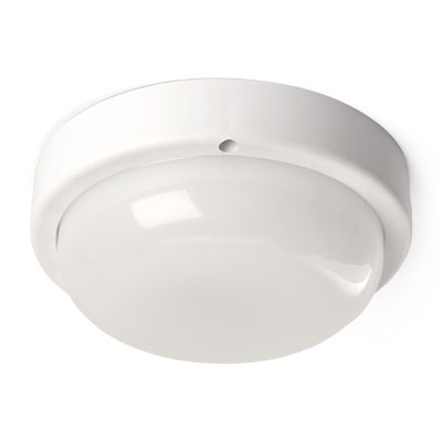 Светильник пылевлагозащищённый FERON AL3008 12W 900Lm, 4000К IP65 белый (c оптико- акустическим дат)