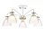 Светильник подвесной Ambrella TR9567/5 WH/FR белый/белый матовый E27/5 max 40W D620*250