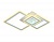 Светильник Ambrella FA862 WH белый 79W 550*530*120 (ПДУ РАДИО 2.4)