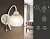 Светильник настенный Ambrella TR3074 WH/GD белый/золото E27 max 40W 224*130*250