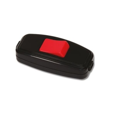300-003-708 Выключатель для бра (красный-черный) HOROZ