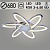 Люстра MX010014/6C PR CR хром 144W+8W LED RGB 3000-6500K d680 ПДУ(ИК) диммер, HN23